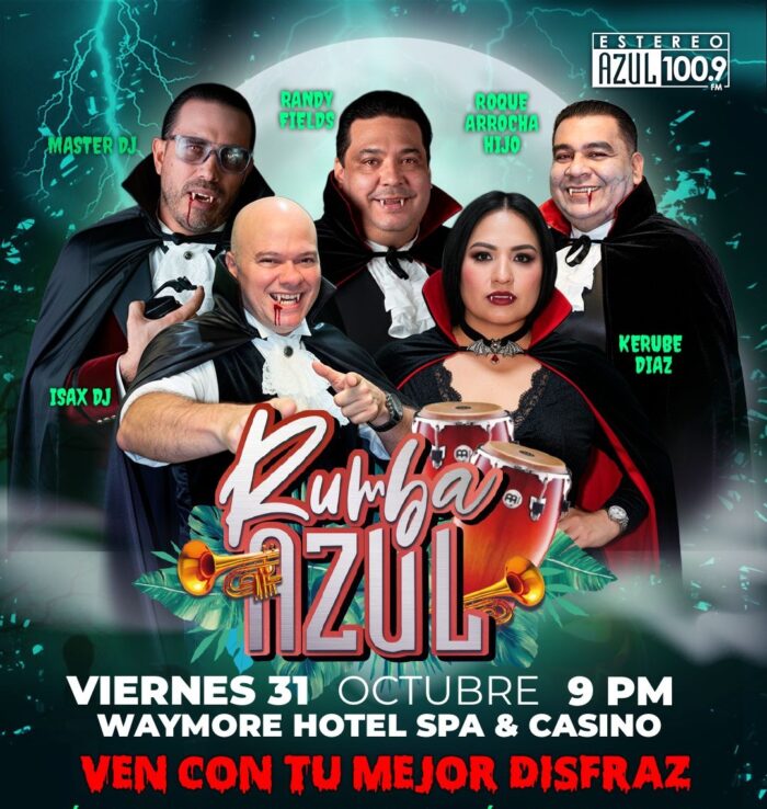 La Rumba Azul (Octubre 31, 2025) | Waymore Hotel, Spa & Casino - Imagen 1